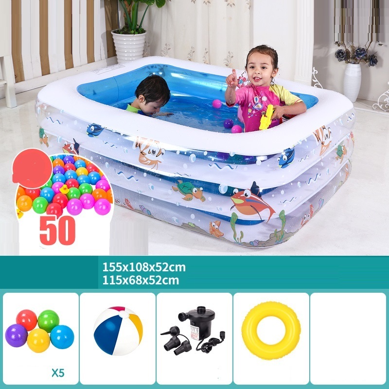 Inflatable Blow Up Baby And Kids Swimming Pool